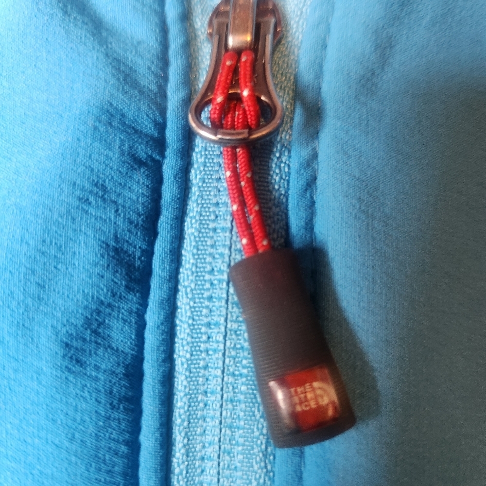 The North Face Summit Series Apex Full Zip Womens Size Medium Jacket Light Blue - Picture 5 of 10